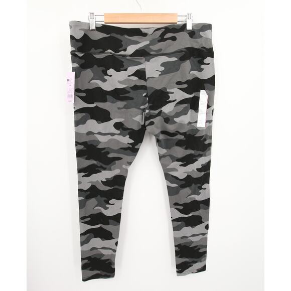 Wild Fable Leggings Gray Black Camouflage Camo Print High Rise Stretch Pants XXL - Picture 11 of 11